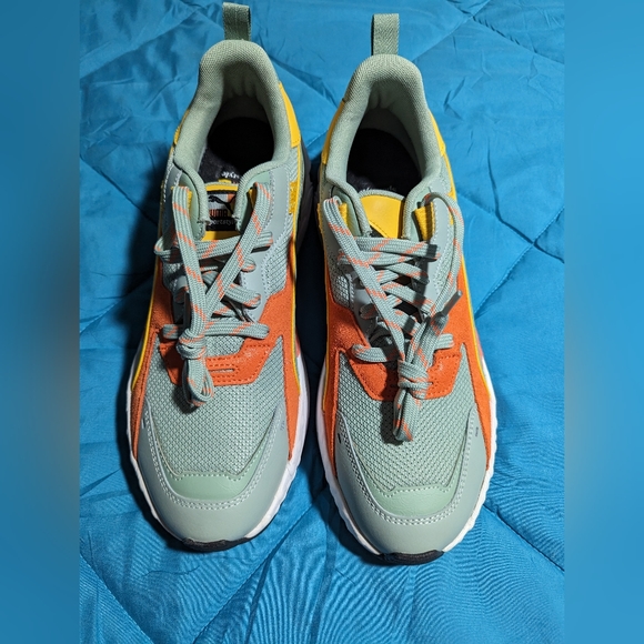 NWOT PUMA RS-TRCK BRAND LOVE MENS RUNNING SHOES Size 12 - Picture 3 of 5